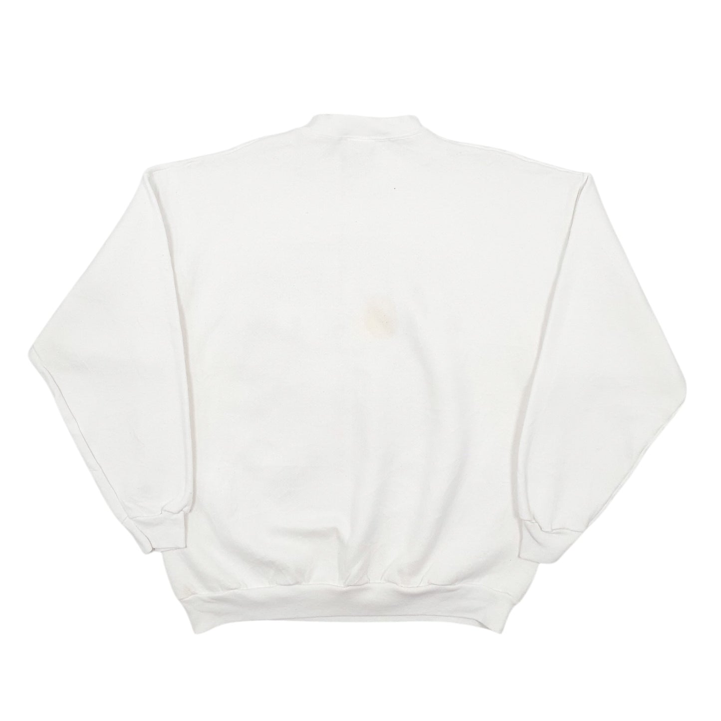 Mens White Disney Vintage Christmas Crewneck Jumper