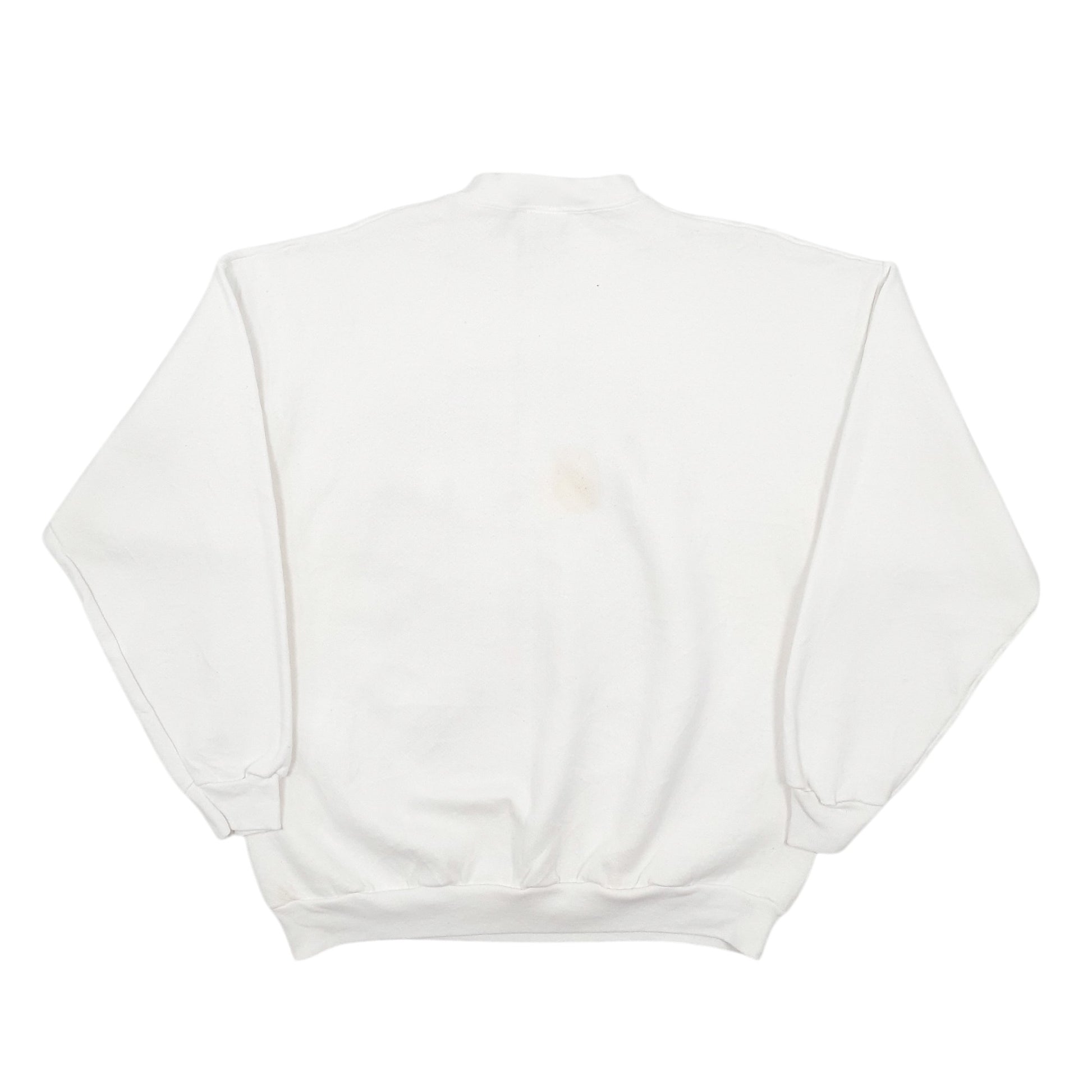 Mens White Disney Vintage Christmas Crewneck Jumper