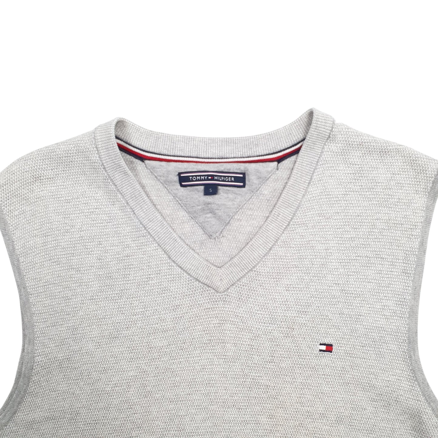 Mens Grey Tommy Hilfiger  Vest Jumper