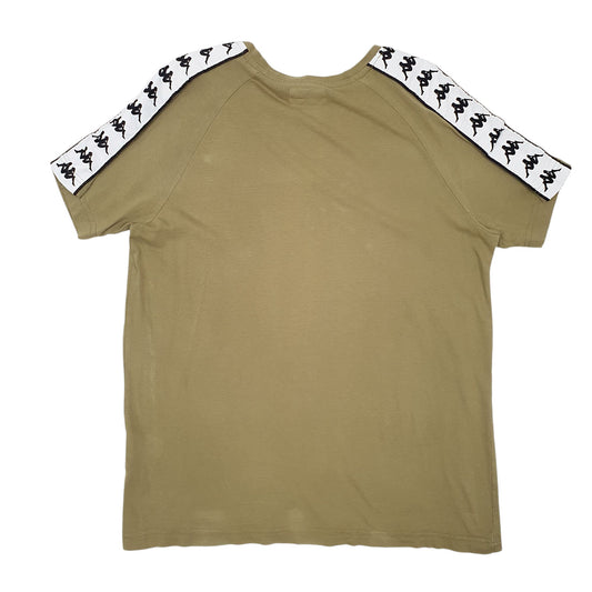 Mens Green Kappa  Short Sleeve T Shirt