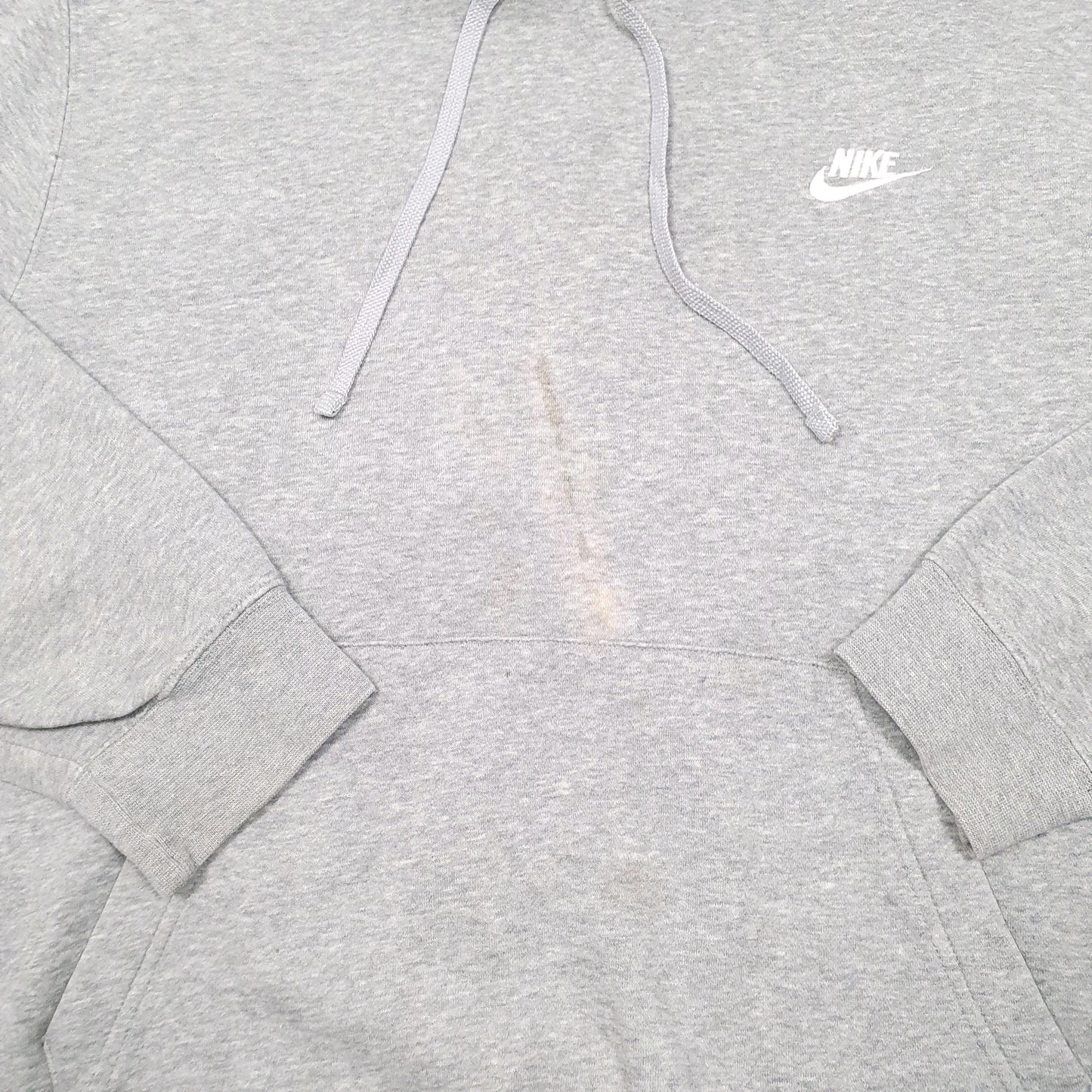 Mens Grey Nike Swoosh Hoodie Jumper