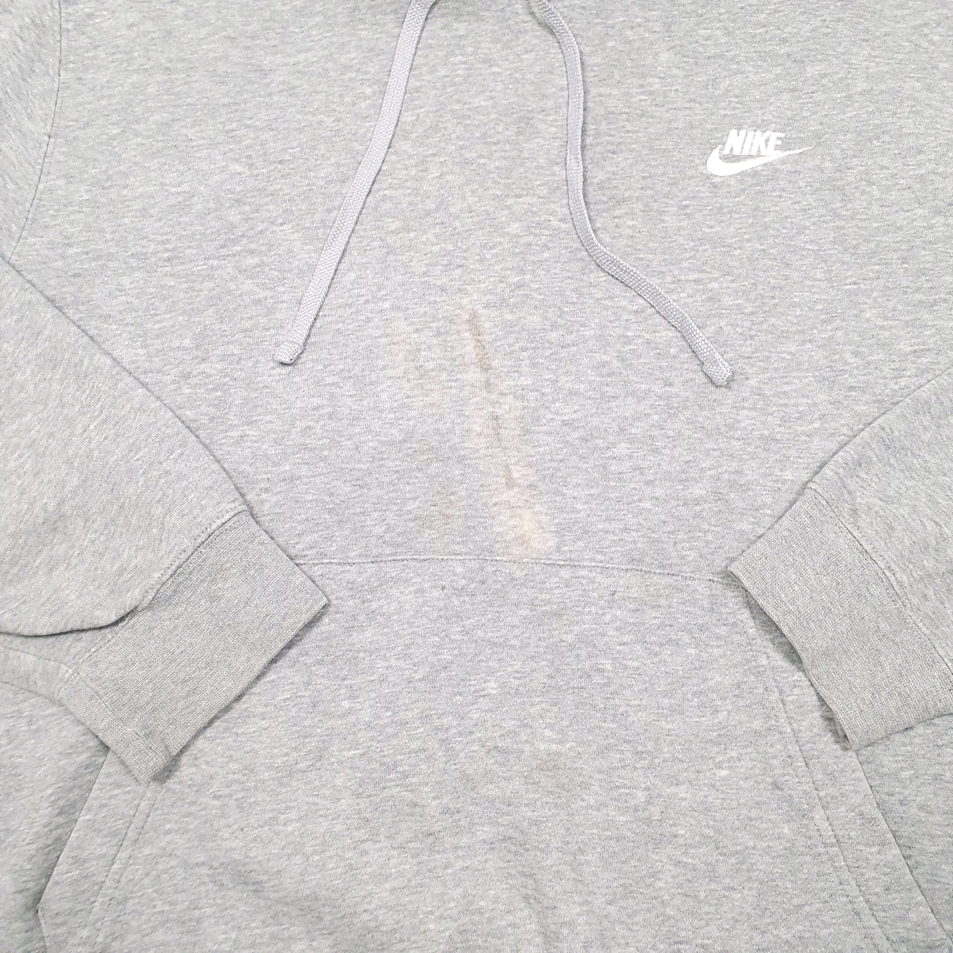 Mens Grey Nike Swoosh Hoodie Jumper