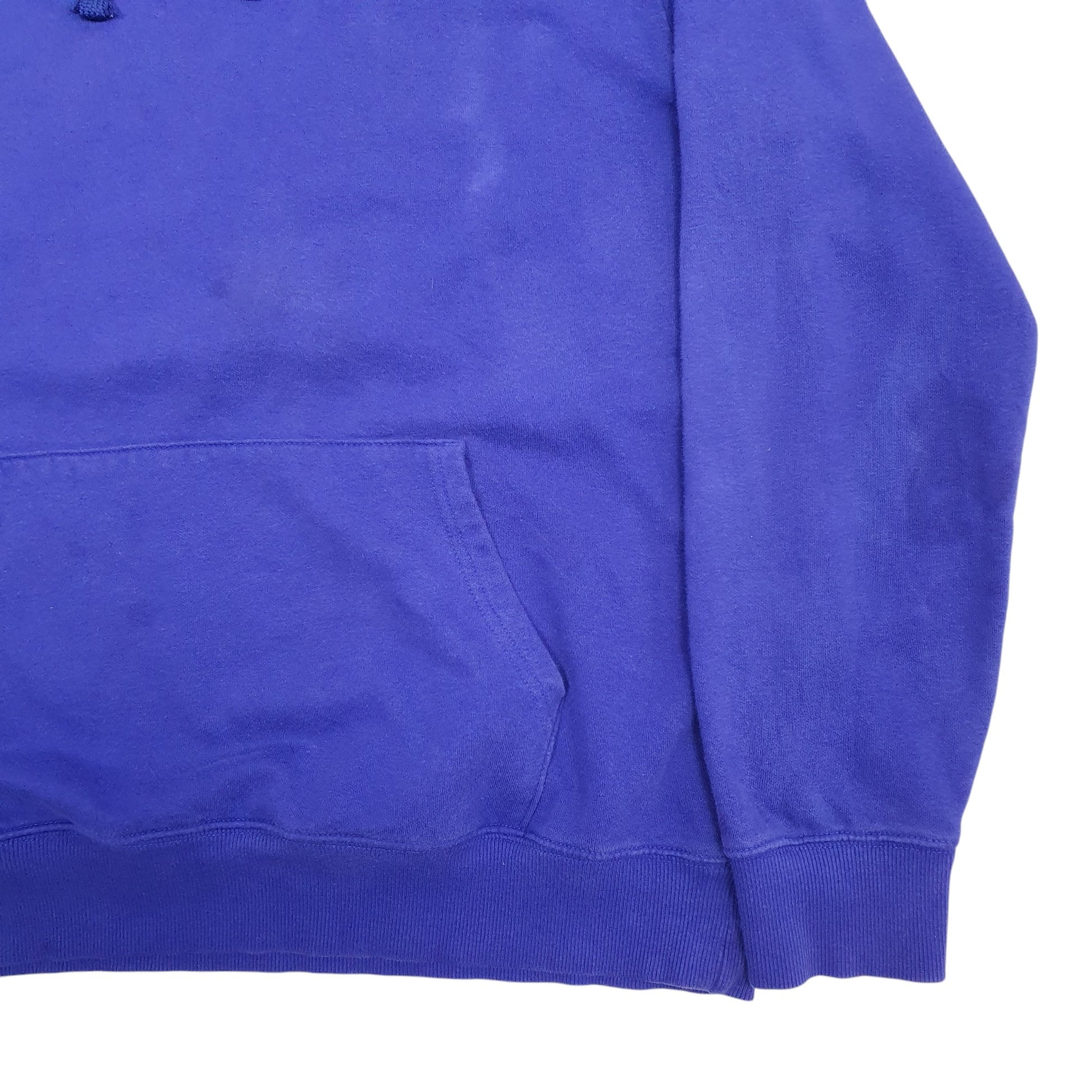 Mens Blue The North Face Spellout Hoodie Jumper