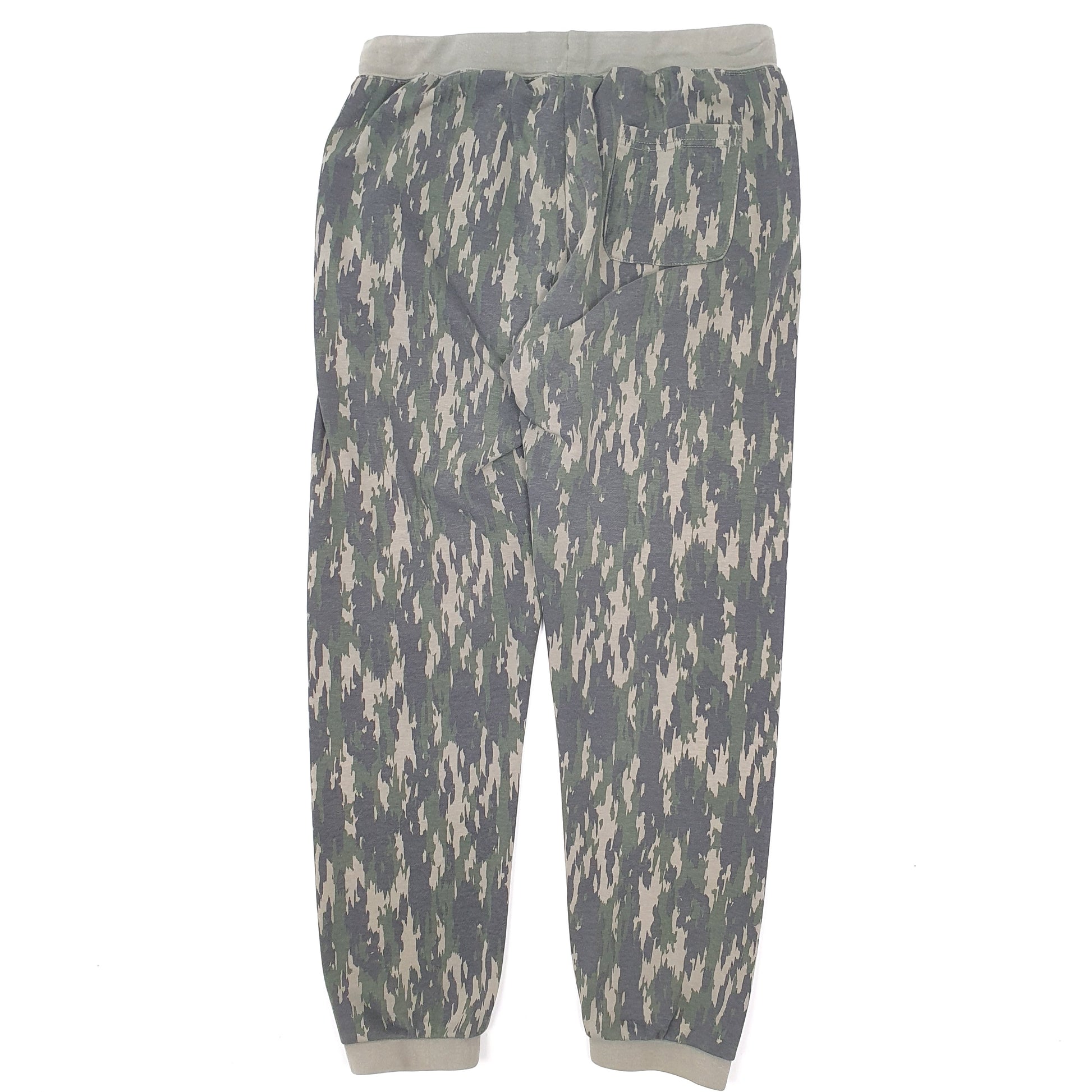 Womens Green Hush Camo Jogger Trousers