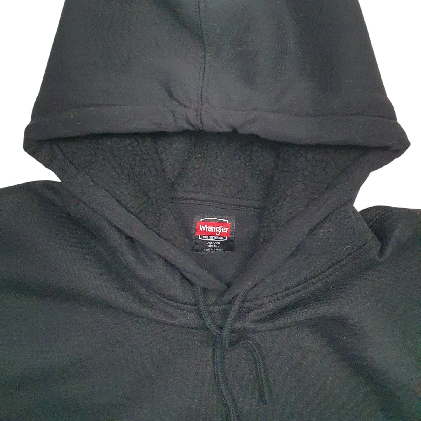 Mens Black Wrangler  Hoodie Jumper