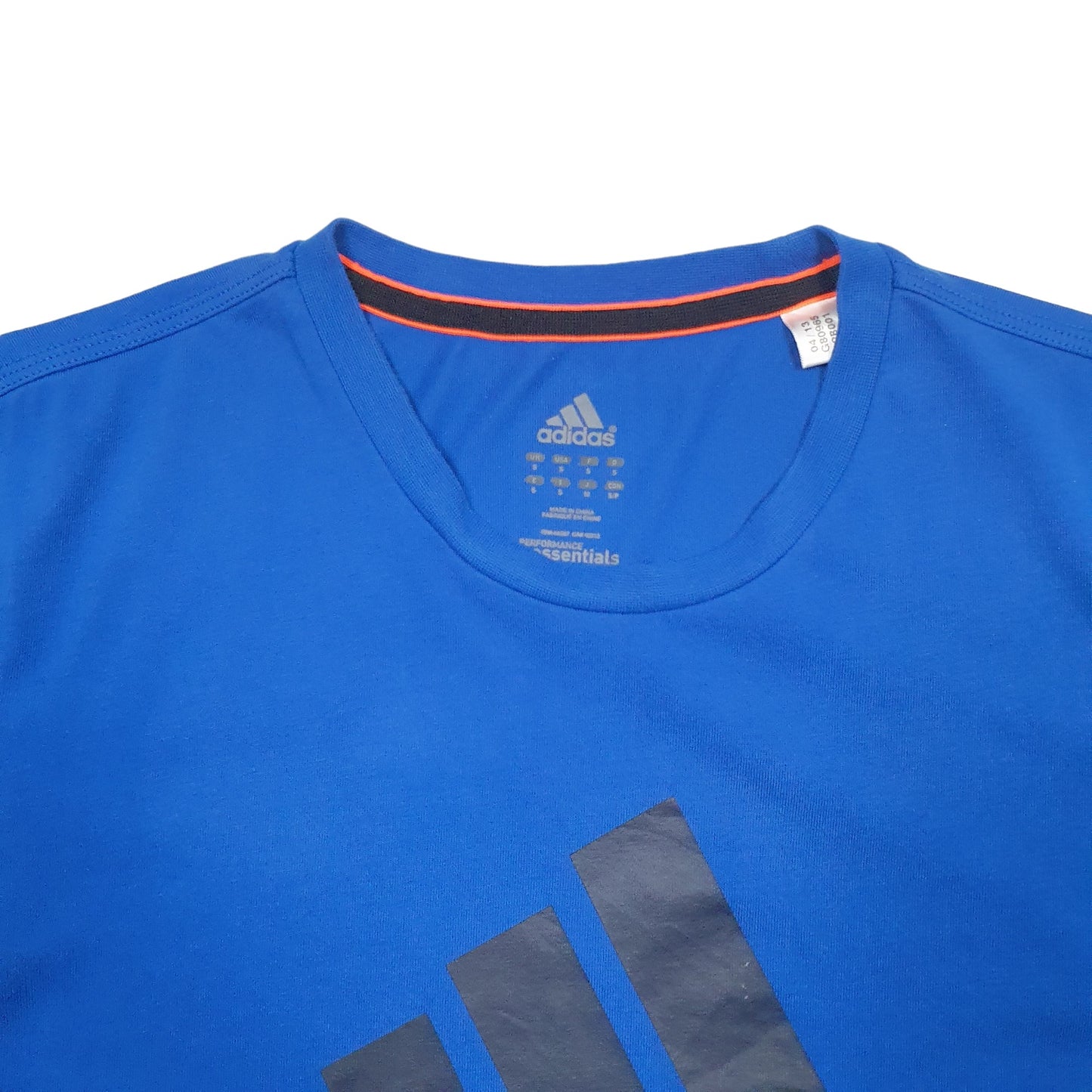 Mens Blue Adidas Climalite Short Sleeve T Shirt