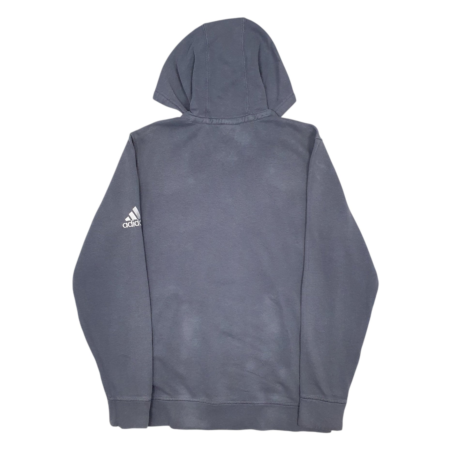 Mens Grey Adidas DR Lacrosse Hoodie Jumper