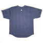 Mens Navy Adidas Vintage 2000s MLB Baseball Jersey New York Yankees Short Sleeve T Shirt
