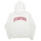 Mens White Russell Athletic Stanford Spellout Made In USA Vintage 90's Hoodie Jumper