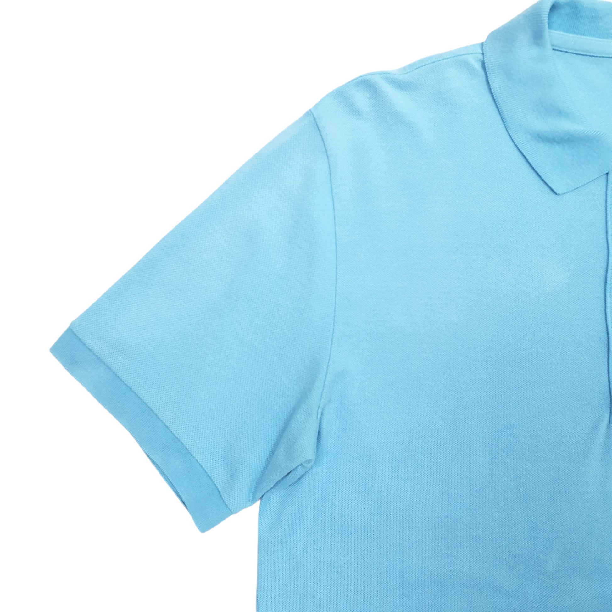 Mens Blue Lacoste  Short Sleeve Polo Shirt