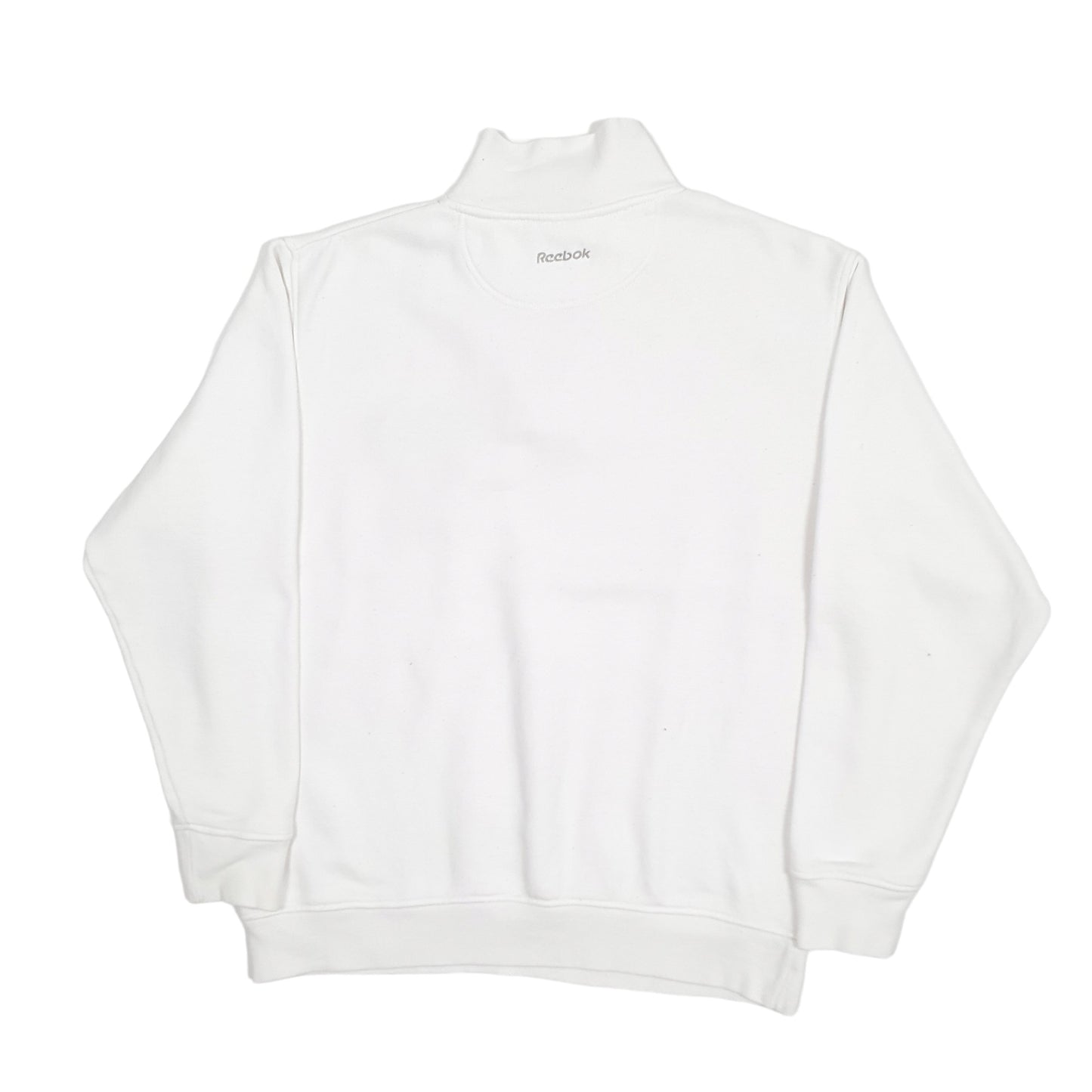 Mens White Reebok 2006 Indianapolis Colts NFL Superbowl Champions Quarter Zip Jumper