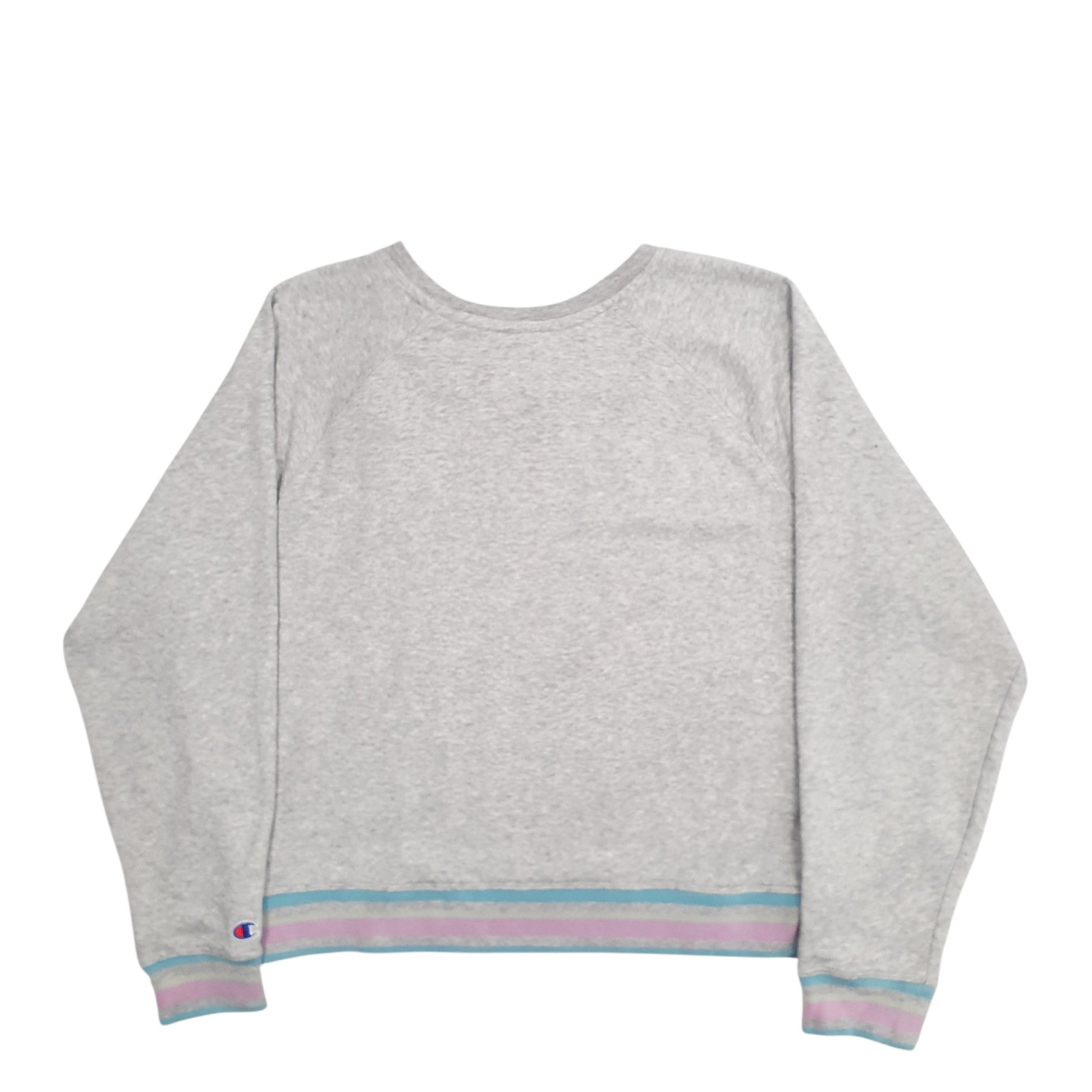 Womens Grey Champion  Crewneck Jumper