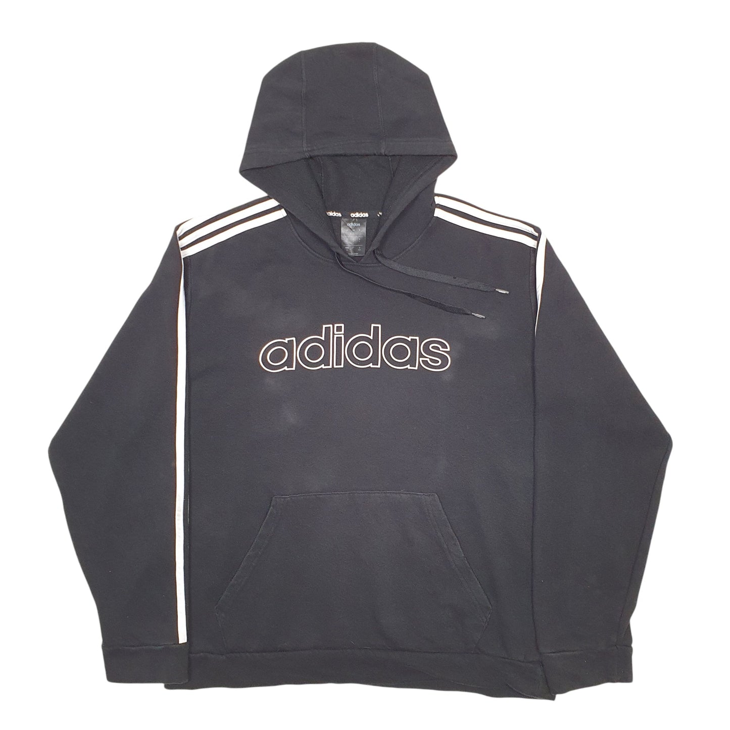 Mens Black Adidas  Hoodie Jumper