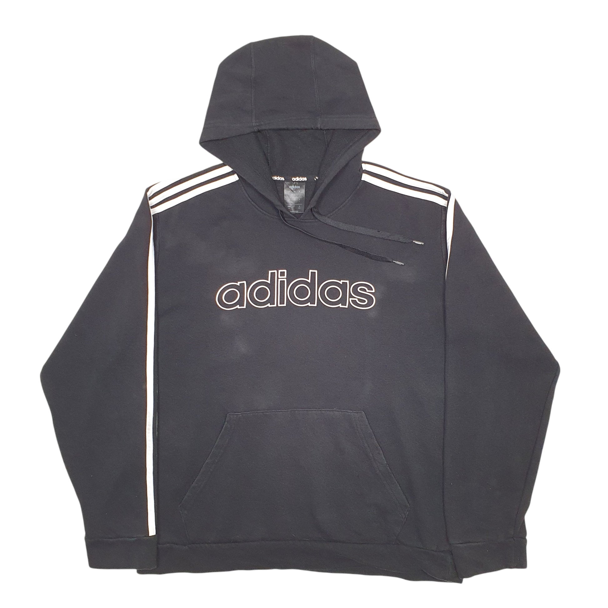 Mens Black Adidas  Hoodie Jumper