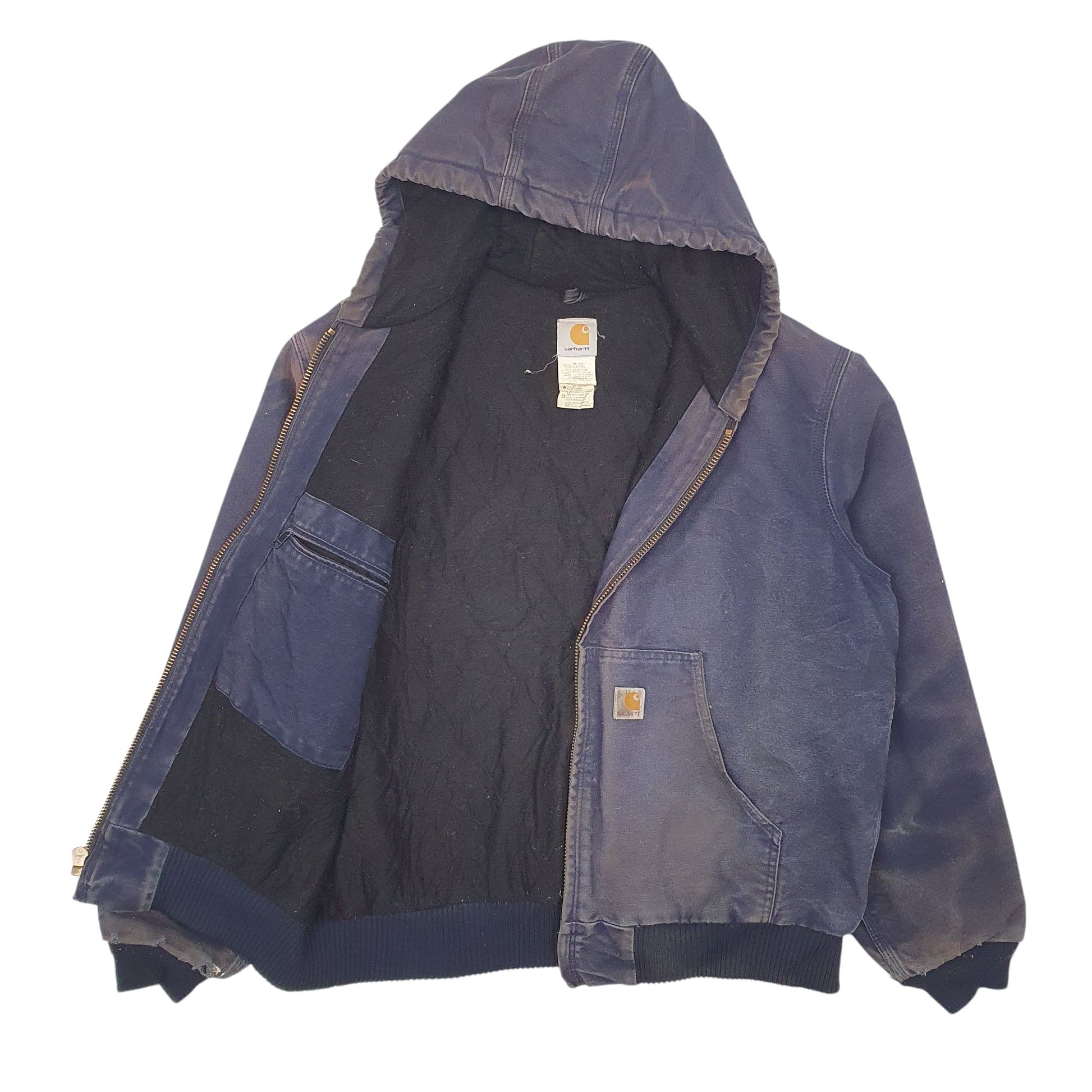 Mens Navy Carhartt J140 Vintage Made In USA  Coat