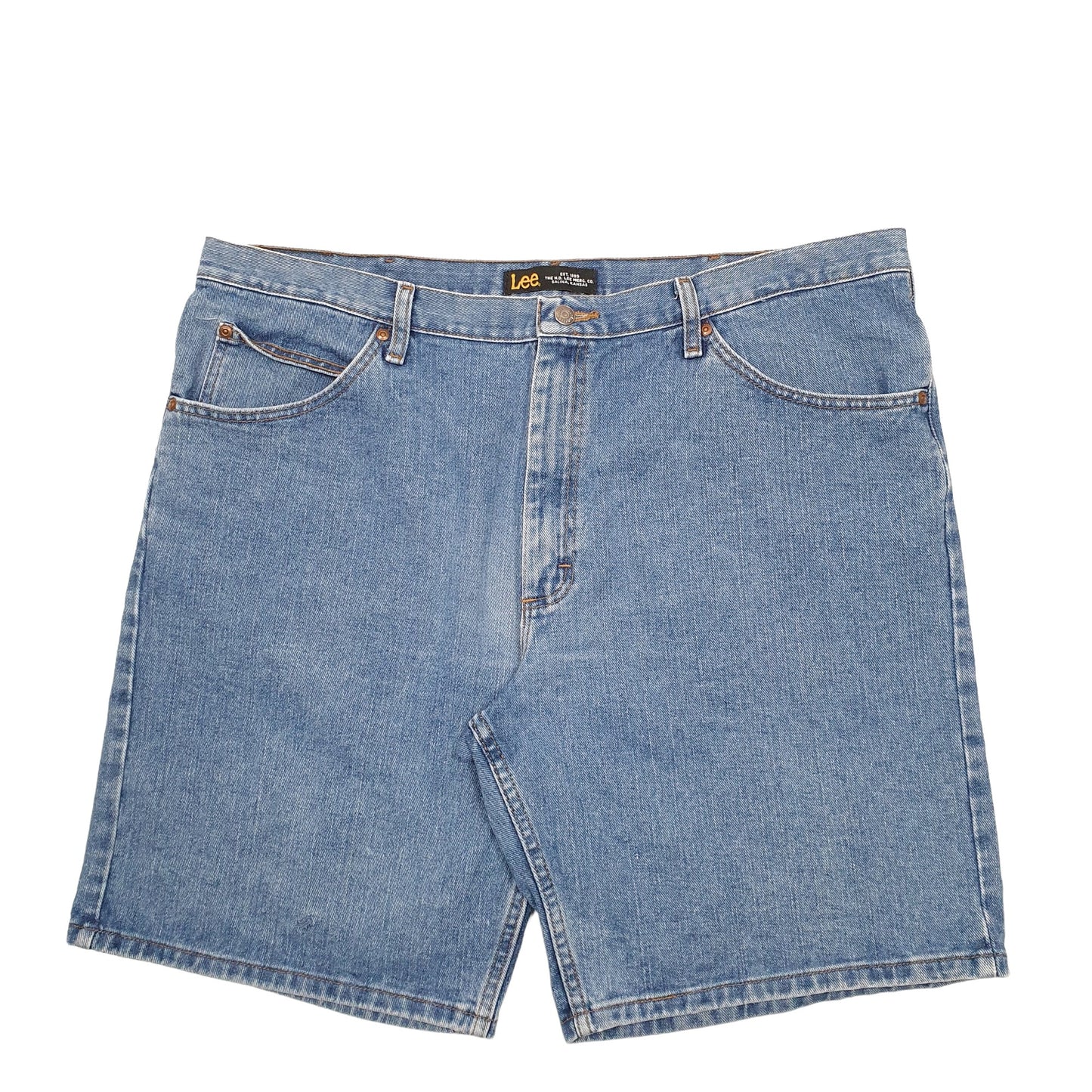 Mens Blue Lee  Denim Shorts