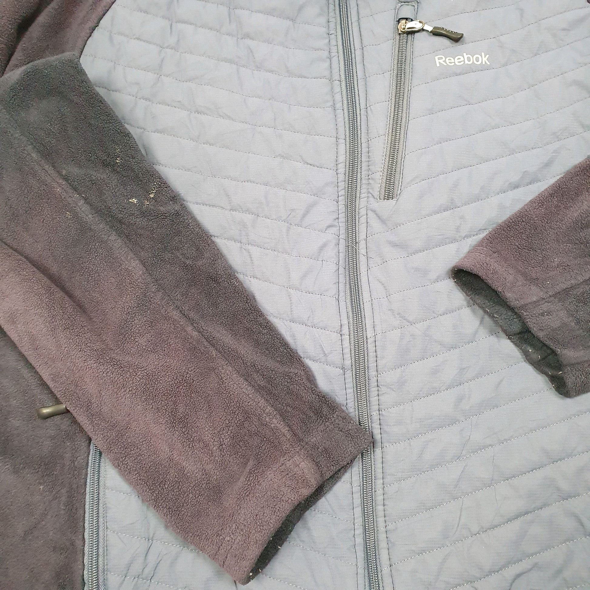 Mens Navy Reebok  Full Zip Jumper