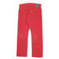 Mens Red Levis 514 Corduroy Trousers