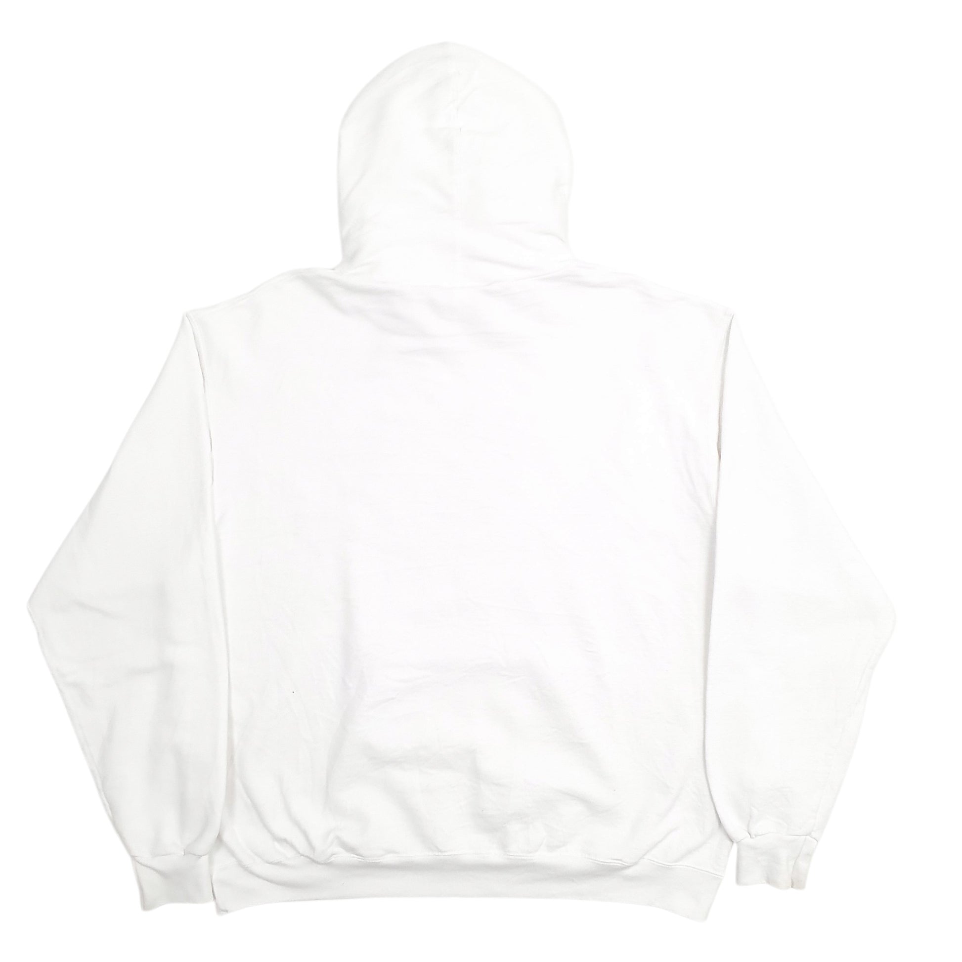 Mens White Champion William and Mary Spellout Hoodie Jumper