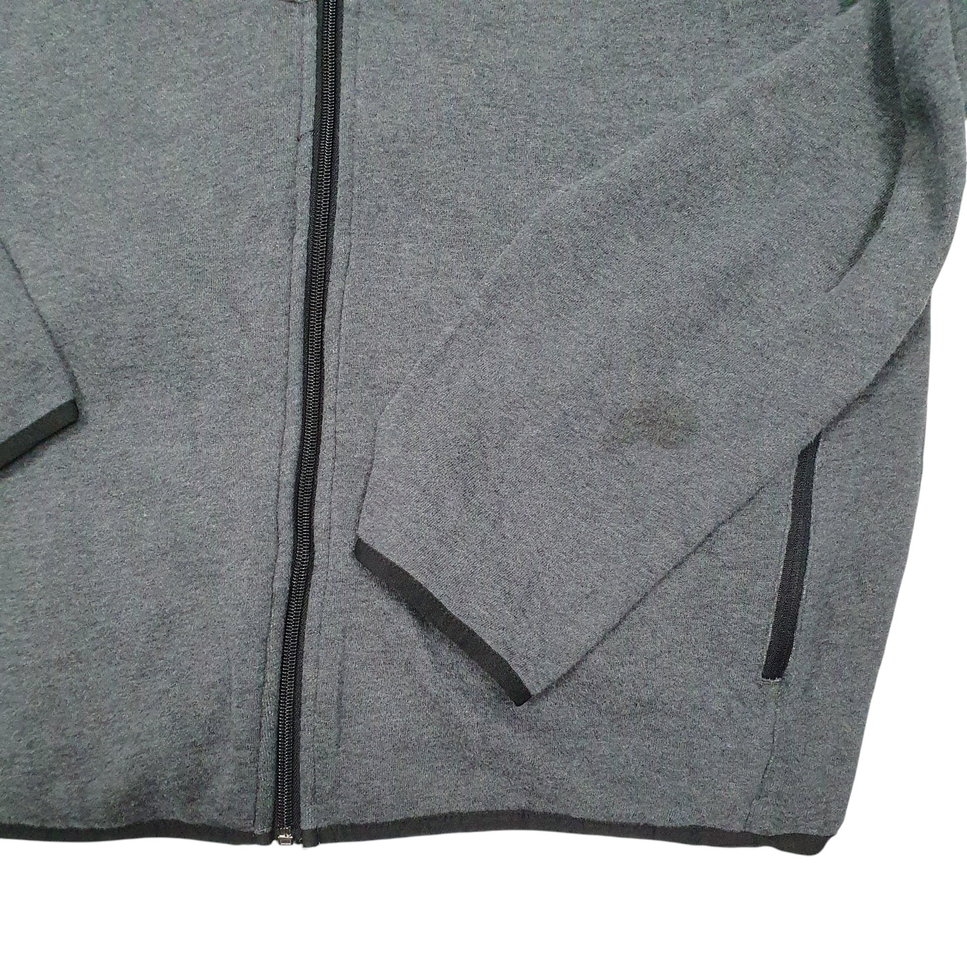 Mens Grey Reebok Hoodie Full Zip Jumper