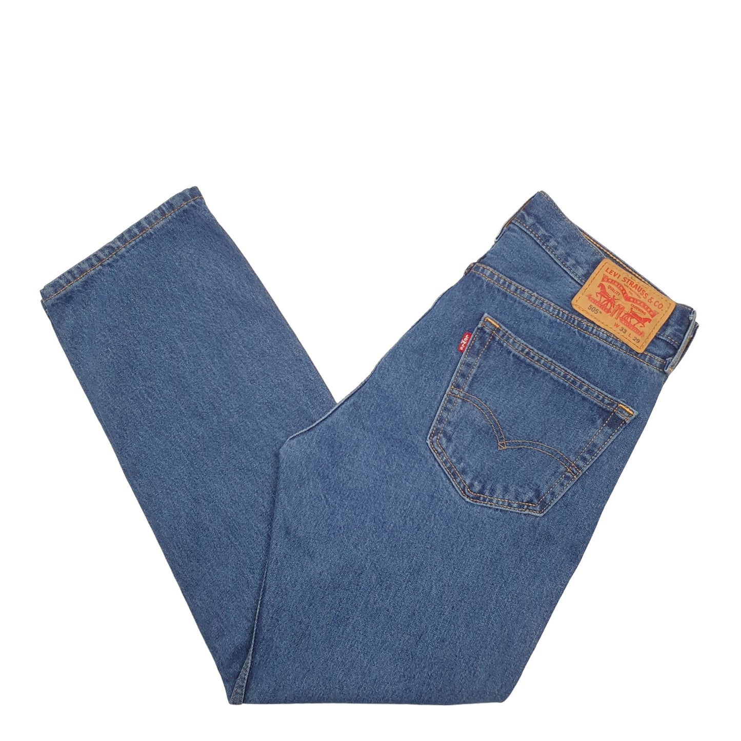 Mens Blue Levis  505 JeansW33 L29