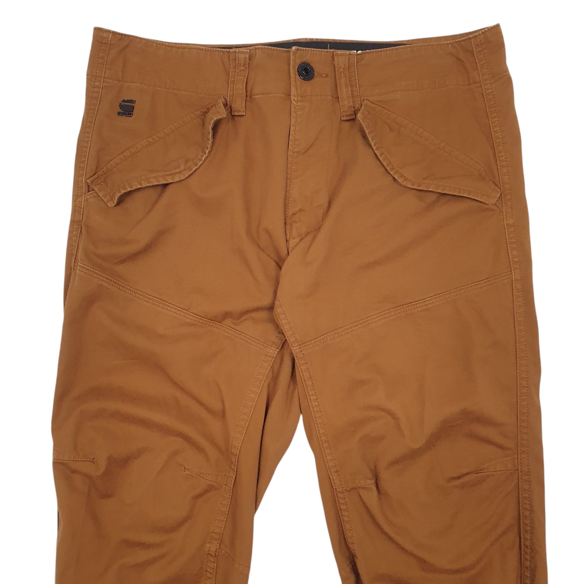 Mens Brown G-Star Raw Chino Trousers