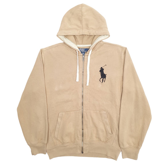 Mens Beige Ralph Lauren  Full Zip Jumper