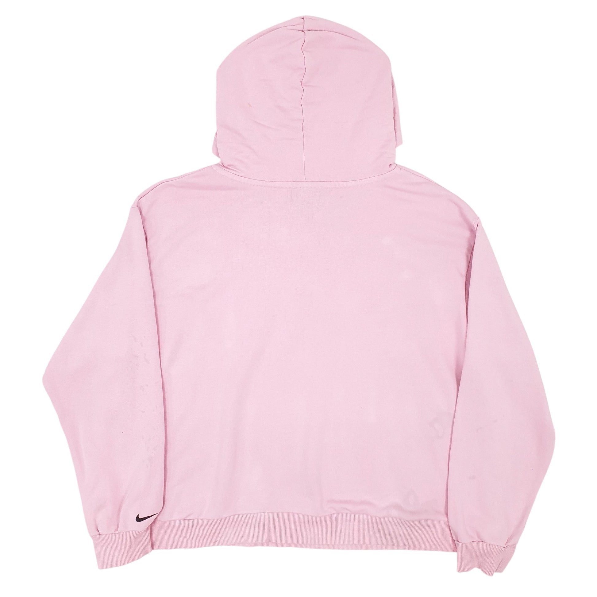 Womens Pink Nike Spellout Hoodie Jumper