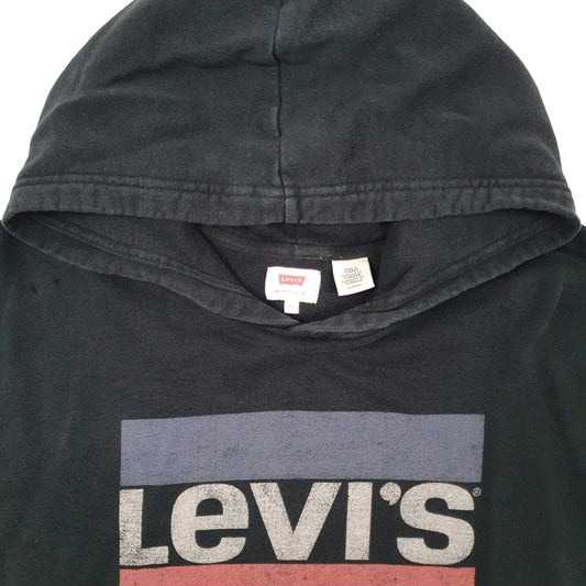 Mens Black Levis  Hoodie Jumper