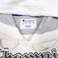 Mens White Champion Script Hoodie Jumper