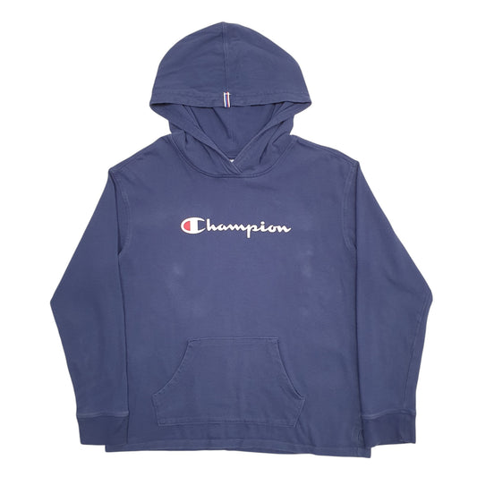 Mens Navy Champion  Hoodie Jumper