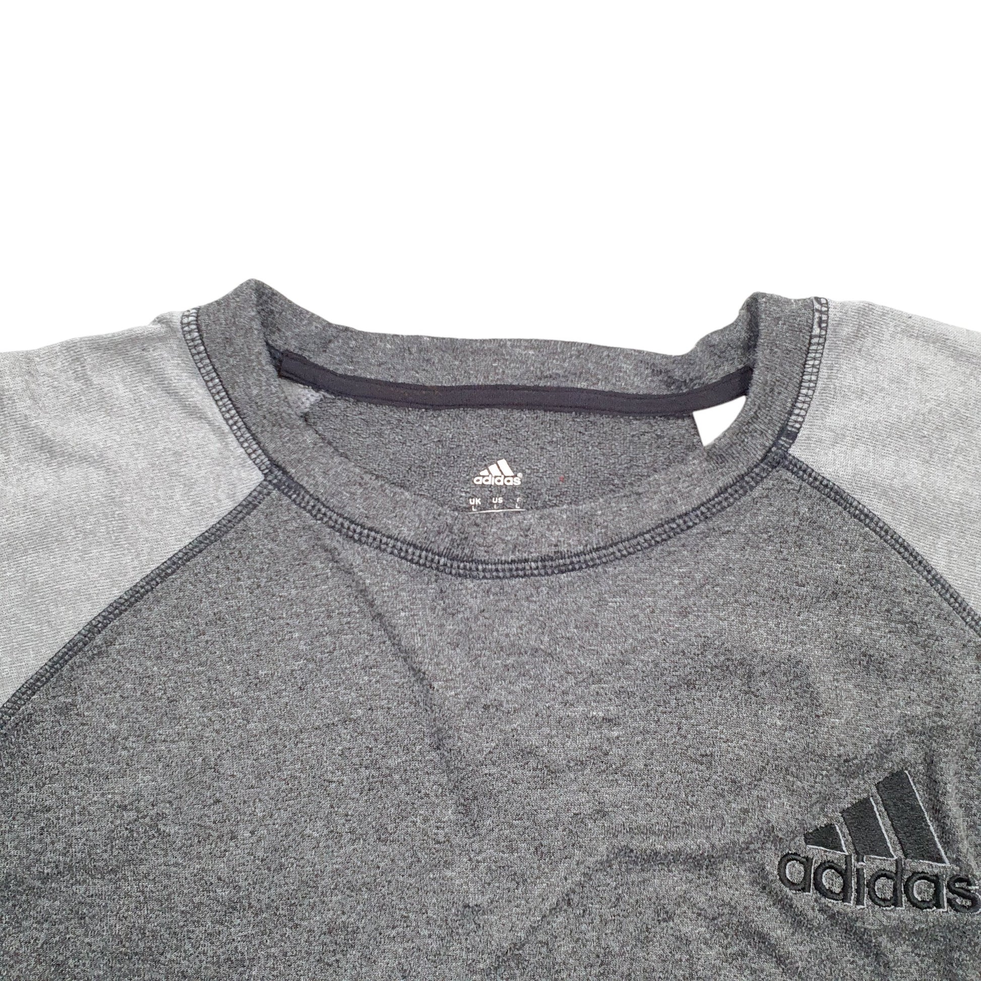 Mens Grey Adidas  Crewneck Jumper