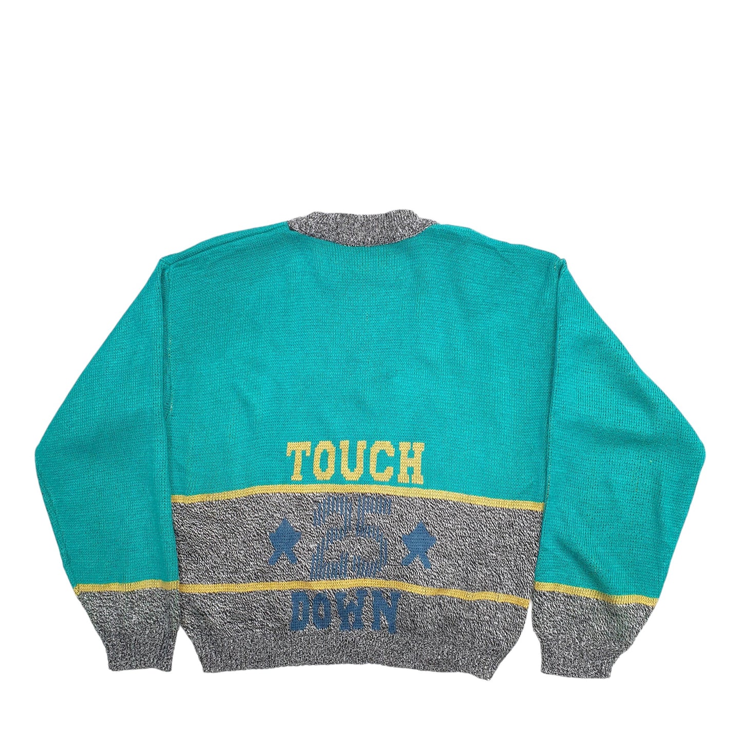 Womens Green Unbranded Touch Down Crewneck Jumper