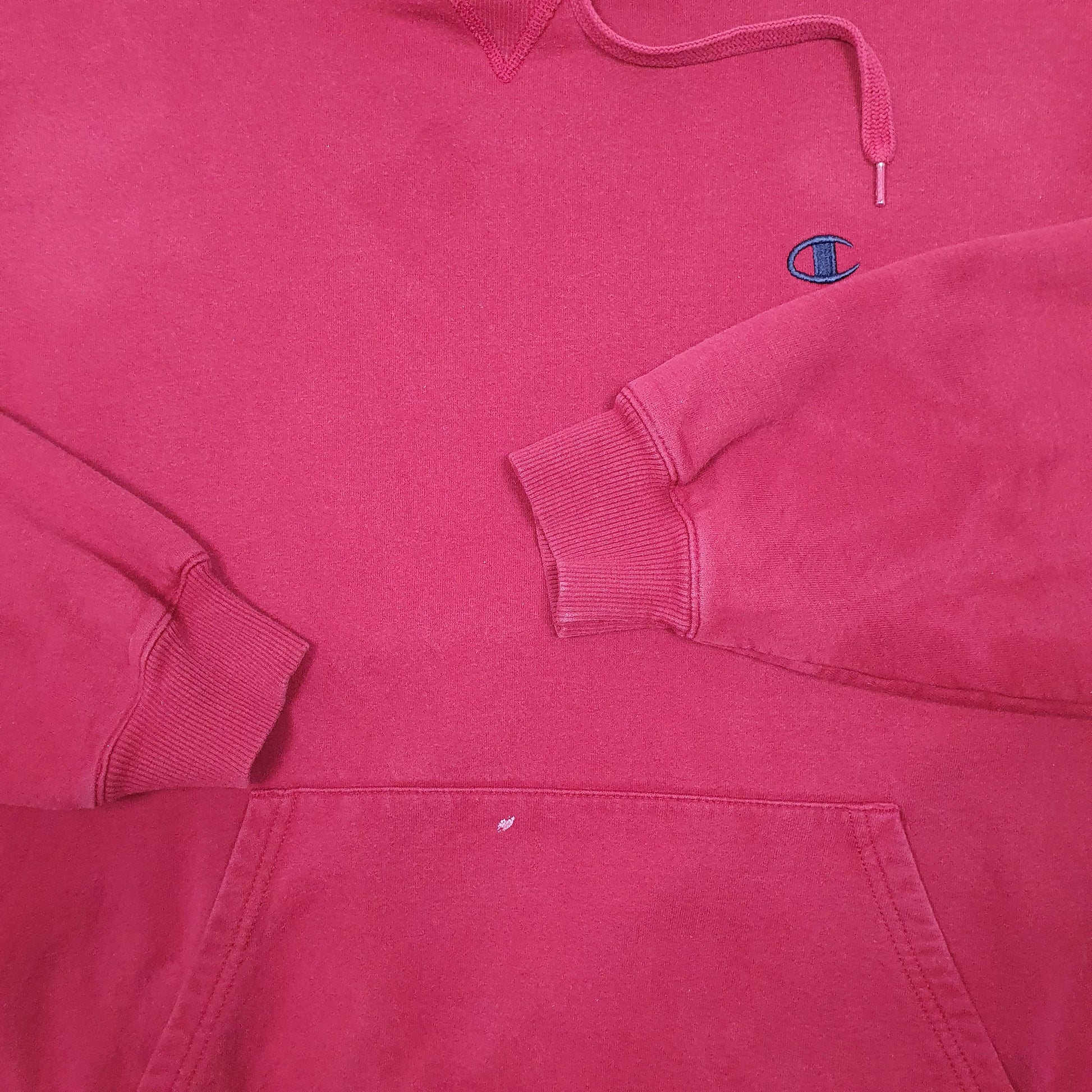 Mens Red Champion  Hoodie Jumper