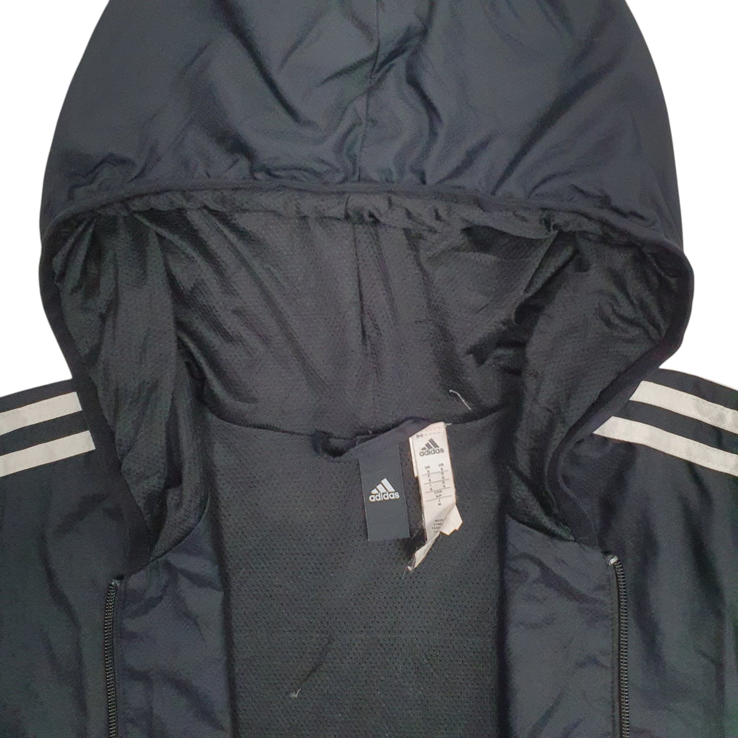 Womens Black Adidas  Hoodie Coat