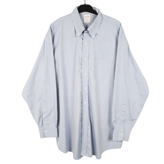 Mens Blue Brooks Brothers Madison Long Sleeve Shirt