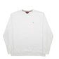 Mens White Tommy Hilfiger  Crewneck Jumper