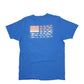 Mens Blue Columbia Sportswear PFG Fishing Short Sleeve T Shirt