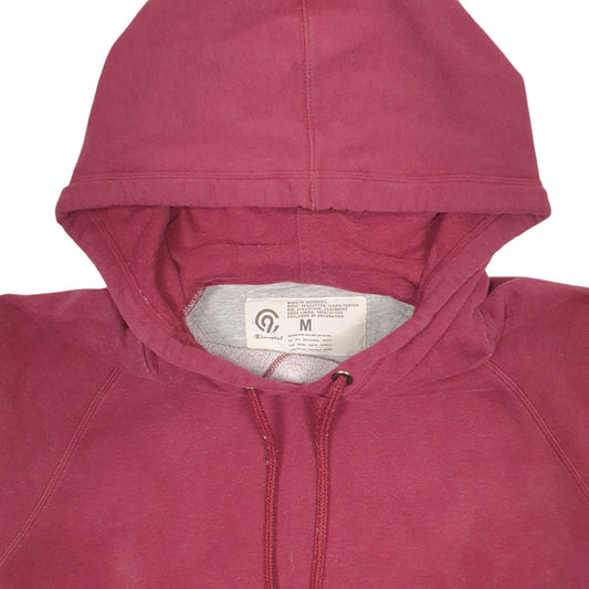 Mens Burgundy Champion  Hoodie Jumper