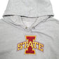 Mens Grey Nike Iowa State Cyclones Basketball USA NBA Hoodie Jumper