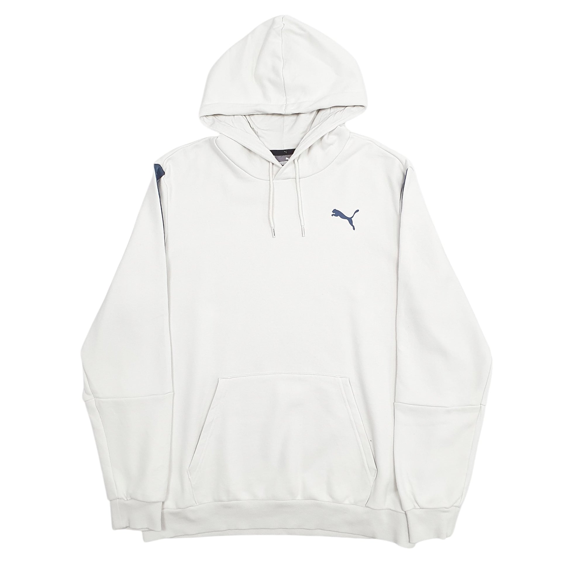 Mens Cream Puma  Hoodie Jumper