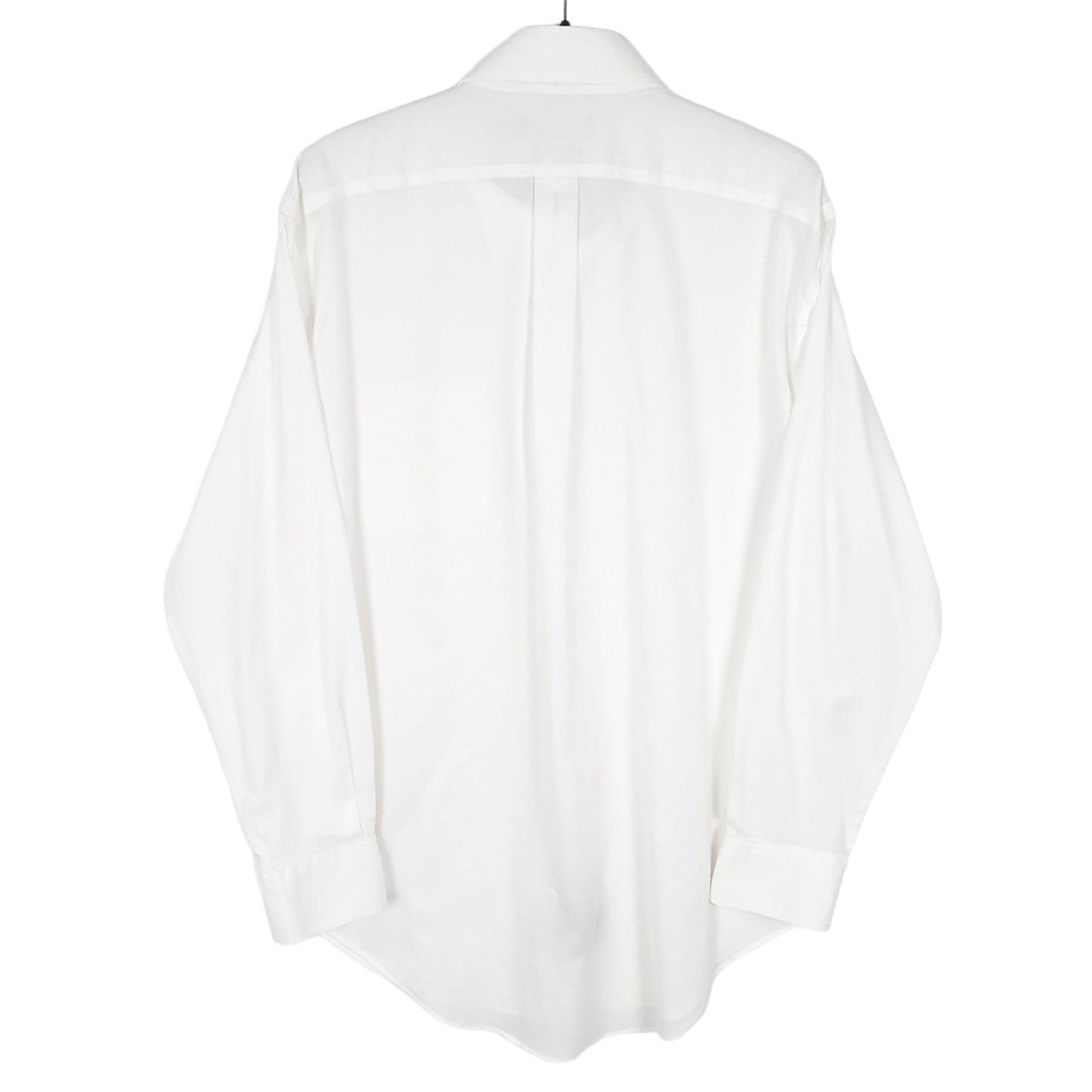 Mens White Polo Ralph Lauren Oxford Long Sleeve Shirt