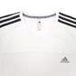 Mens White Adidas Active Wear Climalite Short Sleeve T Shirt