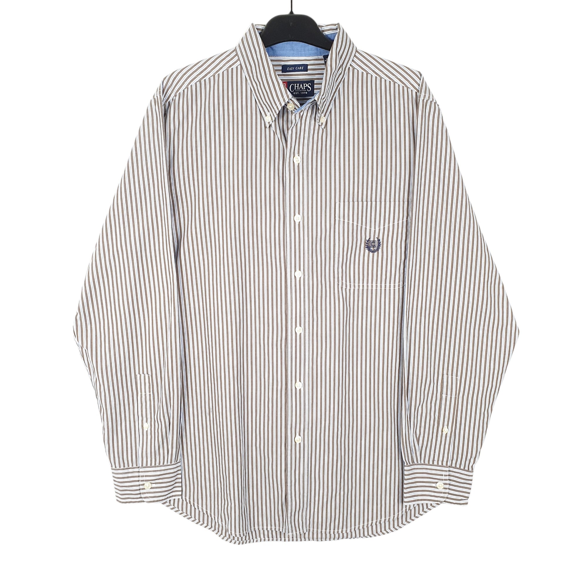 Mens Khaki Chaps  Long Sleeve Shirt