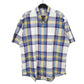 Mens White Burberry  Short Sleeve Shirt