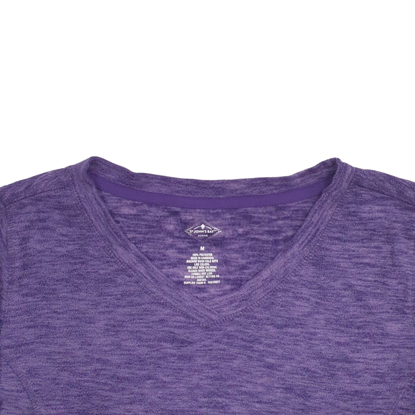 Womens Purple St Johns Bay  Crewneck Jumper