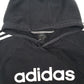 Mens Black Adidas  Hoodie Jumper