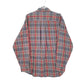 Mens Red L.L.Bean Flannel Overshirt Long Sleeve Shirt