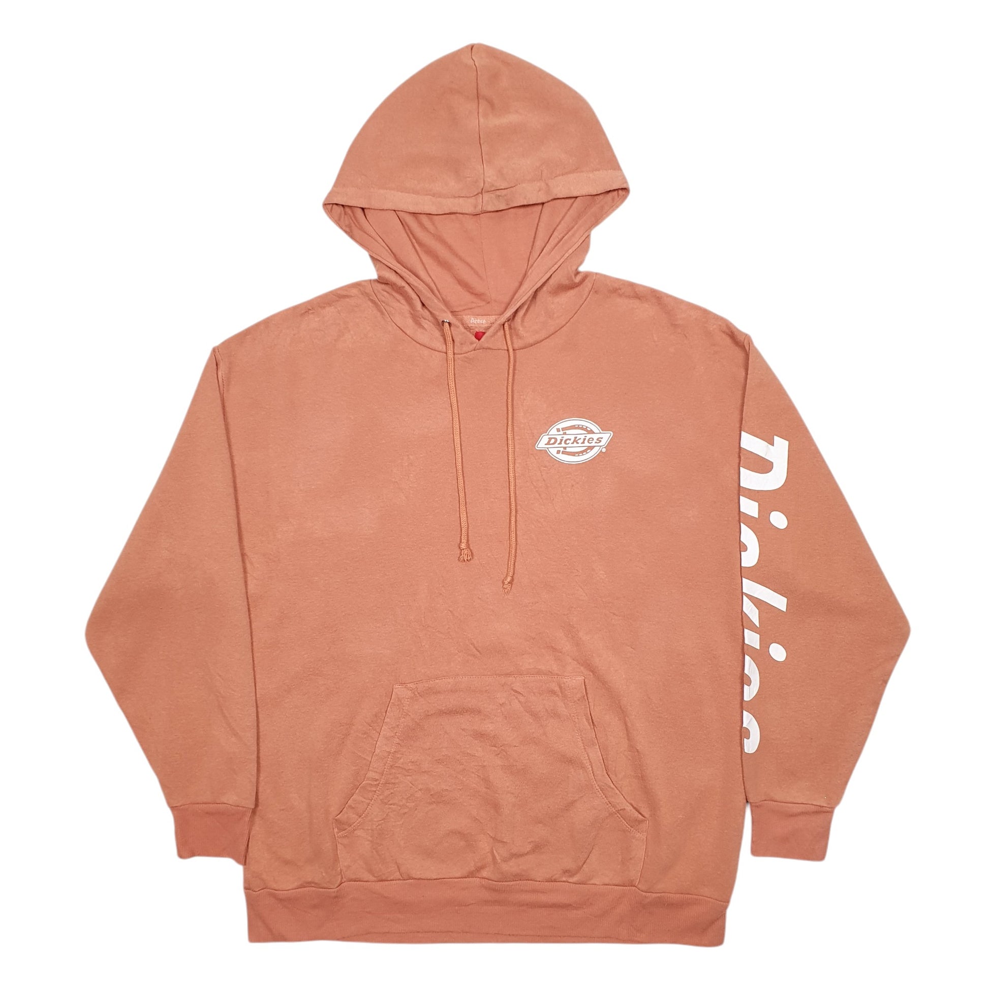 Mens Tan Dickies Spellout Hoodie Jumper