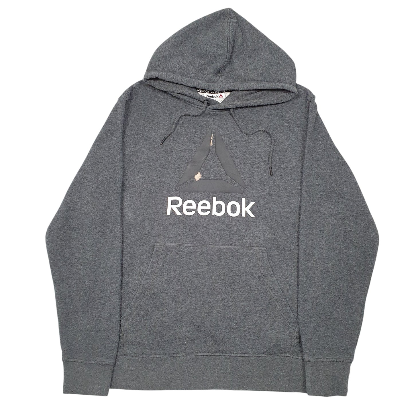 Mens Grey Reebok  Hoodie Jumper